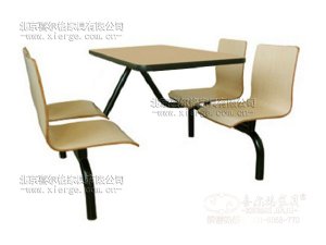 連體桌椅_3003